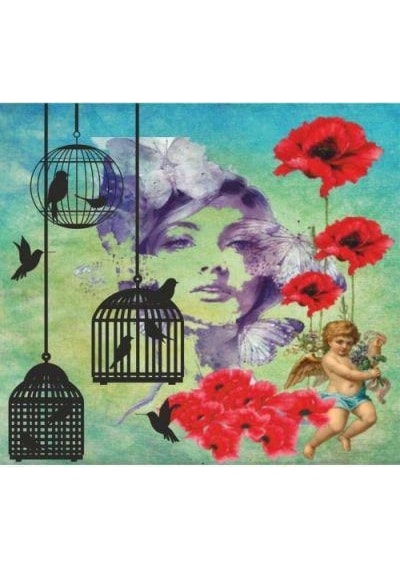 Artebella 6009K Mıxart Transfer Açık Zemin 25X25Cm