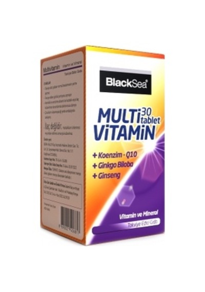 Blacksea Multi Vitamin Koenzim Q10 30 Tablet