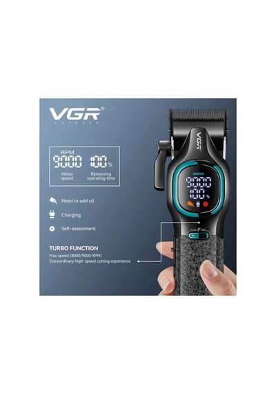 Tıraş Makinesi Seti V-886 S3 - Profesyonel 3'lü 9000 Rpm Dlc Seramik Bıçak - Pembe