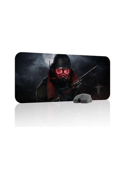 Fallout Kaymaz Dikişli Kauçuk Oyuncu Mousepad V4 - 70x30 Xl Gaming Mouse Pad Fare Altlığı