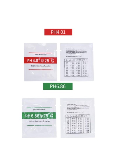 Unichrome 250 Ml Ph Tampon Çözelti Tozu Ph Test Ölçüm Cihazı Tedbir Kalibrasyon 4.01 6.86