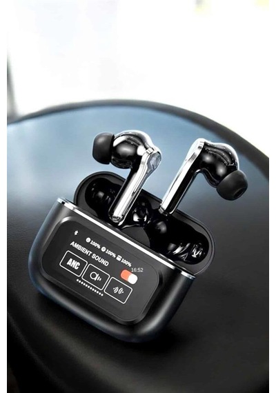 Kablosuz Bluetooth Kulaklık Ekranlı Uzun Şarj Süreli Anc Destekli - Lisinya