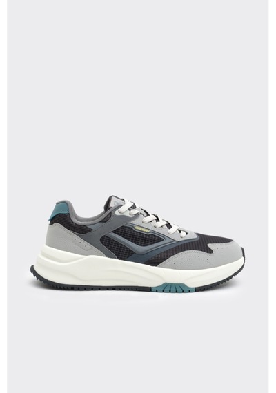 Derinet Humtto Bağcıklı Erkek Sneaker Gri GRİ