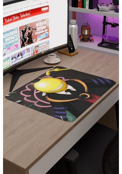 Assassination Classroom Anime V2 - 48x40 Xl Gaming Kauçuk Kaymaz Taban Mouse Pad Fare Altlığı