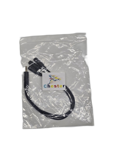 3.5 Mm Aux Çoklayıcı Kablo 1 Erkek 3 Dişi 20 Cm - Kulaklık Ve Ses Paylaştırıcı Splitter