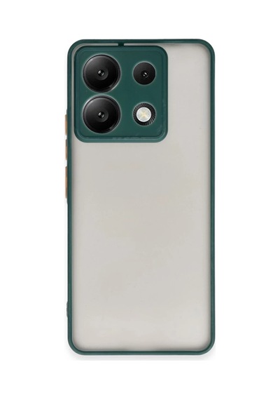 Xiaomi Redmi Note 13 5g Uyumlu Kılıf Montreal Silikon Kapak - Yeşil
