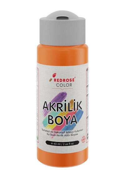 Turuncu Akrilik Boya 60ml Diğer