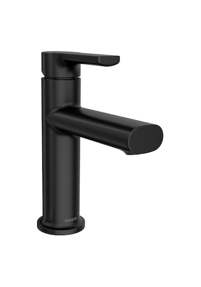 Moen Meena Mat Siyah Tek Kolu Tek Delikli Modern Banyo Lavabo Bat Diğer
