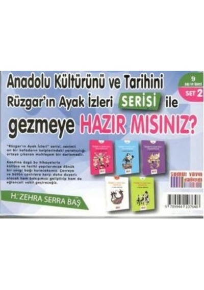 Rüzgar'In Ayak İzleri Set 2 - 5 Kitap Takım