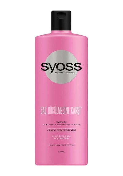 Syoss Saç Dökülmesine Karşı Şampuan 500 Ml X 3 Adet