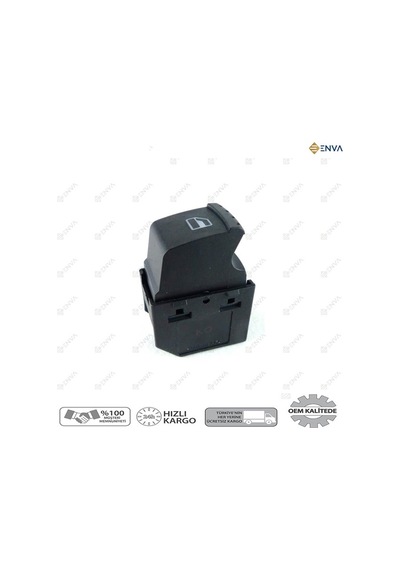 Skoda Octavia Sağ Ön Kapı Tekli Cam Açma Düğmesi 1999-2004