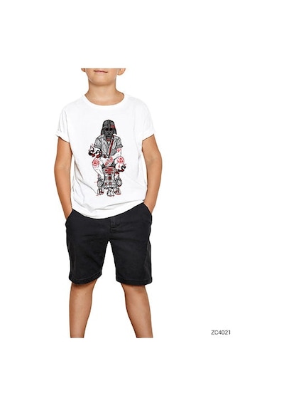 Zepplin Giyim Dart Vader On The Toilet Beyaz Çocuk Tişört