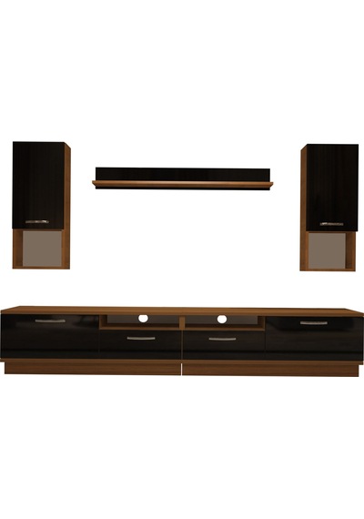 Decoraktiv Trendstyle 5220da Mdf Tv Ünitesi Tv Sehpası Ceviz - Siyah