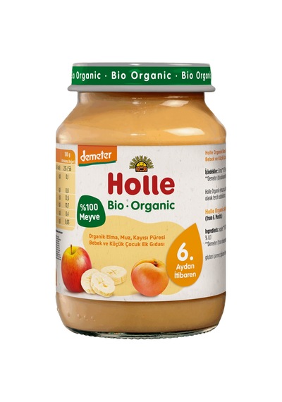 Holle Organik Elma Muz Kayısı 190 Gr