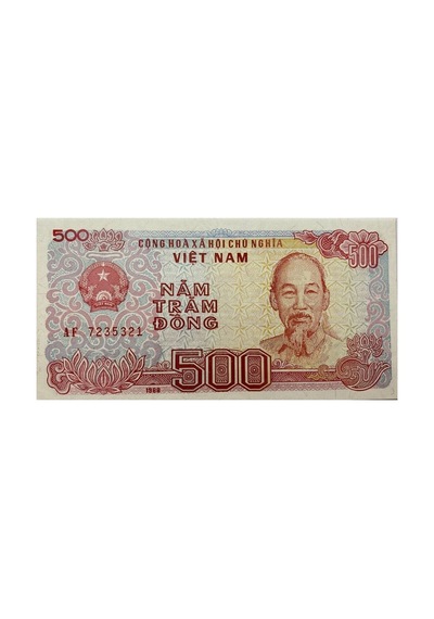 Viet Nam 500 Dong Yabancı Kağıt Para Çil Unc Koleksiyon Para