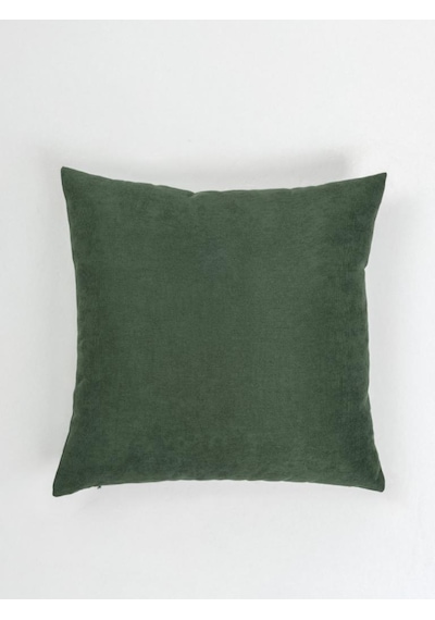 Dekoratif Kırlent Kılıfı Runa 43x43 Cm Koyu Yeşil
