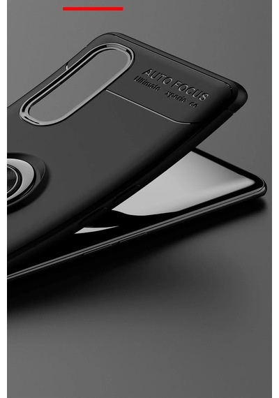 Gld-spt- Newface Oppo Find X2 Kılıf Range Yüzüklü Silikon - Mavi