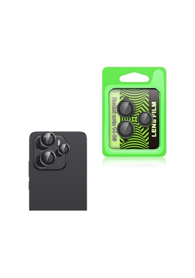 Maks Technology Redmi Note 14 4g Mkst Cl-07 Kamera Lens Koruyucu - Siyah