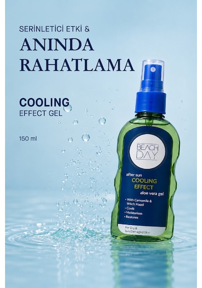 Beach Day Güneş Sonrası Serinletici Aloe Vera Jel 150 ML
