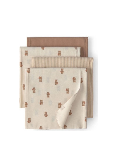 Carter's Bebek 4'lü Battaniye Krem 9v581510