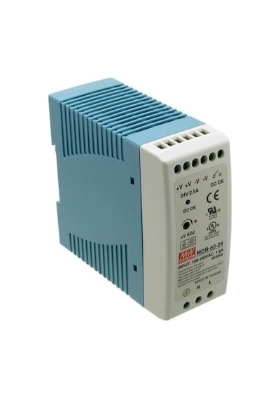 Meanwell Mdr-60-24 Ray Tip Güç Kaynağı