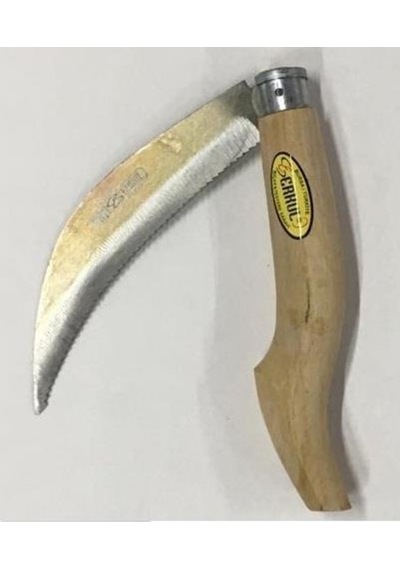 Fındık Muz Asma Bıçağı Erkul Orta Boy 34 Cm Çelik Testere Ağız