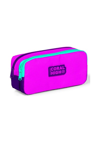 Coral High Pembe Mor Üçlü Okul Çanta Seti