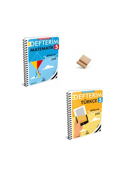 Arı 5. Sınıf Maarif Matematik Ve Türkçe Defterim + Telefon Standı