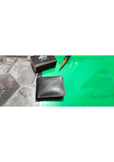 Özel Klasik Baba Cüzdanı Acı Kahverengi