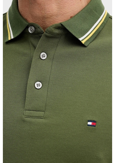 Tommy Hilfiger Erkek Polo Yaka T Shirt Mw0mw39993 L01 Yeşil Yeşil