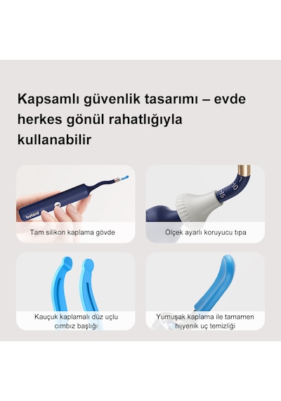 Bebird Earsight Plus Hd Kameralı Akıllı Görsel Kulak Temizleme Cihazı- Mavi