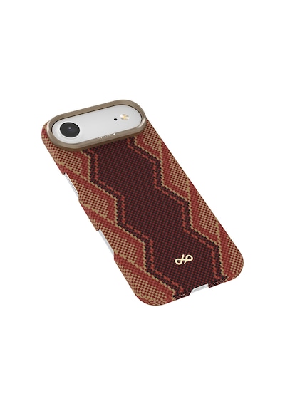 Apple Uyumlu iPhone 17 Air Kılıf M-safe Şarj Özellikli Raptic Aramid Skin Bionic Serisi Kapak Kırmızı