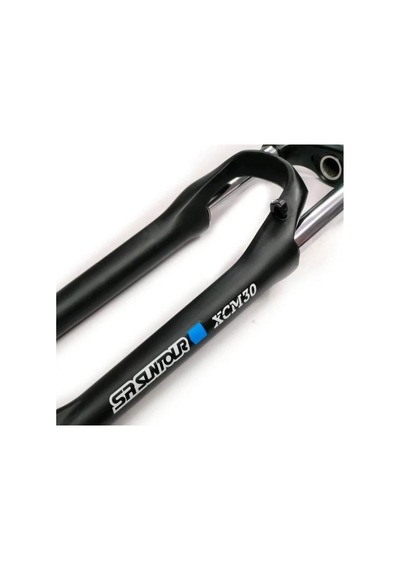 Sr Suntour Xc30 27,5"jant Gidondan Kilitlenebilir Bisiklet Maşası Mat Siyah 1-1/8 Qr Maşa Disk Fren