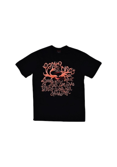 Stoned&Fame Unisex Siyah Panic At The Disco Baskılı T-shirt SIYAH Siyah