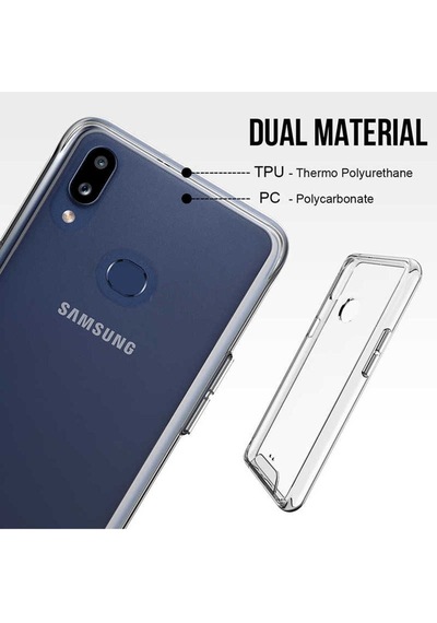 Samsung Uyumlu Galaxy A10s Kılıf Zore Gard Silikon Renksiz