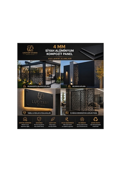 4 Mm Siyah Alüminyum Kompozit Panel Levha Cnc Ve Lazer Kesime Uygun Uv Baskılık Reklam Tabela Malzemesi Siyah Siyah 4 Mm Siyah Alüminyum Kompozit Panel Levha Cnc Ve Lazer Kesime Uygun Uv Baskılık Reklam Tabela Malzemesi Siyah Siyah