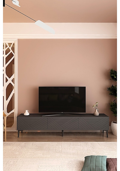 Tsa1804a - Ferro180 Tv Stand, Tv Sehpası Antrasit 180cm Antrasit