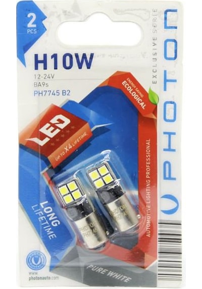 Unıversal H10w 12-24v Exclusıve Canbus Led 2'li Blister - Photon Ph7745 B2