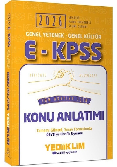 2026 E-kpss Genel Yetenek Genel Kültür Tüm Adaylar İçin Konu A...