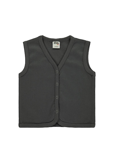 Civil Baby Basic 6-18 Ay Yelek - Gri Füme