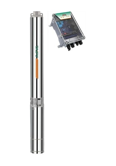 Taifu 24 Volt 250 Watt Dc Solar Güneş Enerjili Fırçasız Dalgıç Pompa - Harici Sürücü 26mss 3.5m³/h