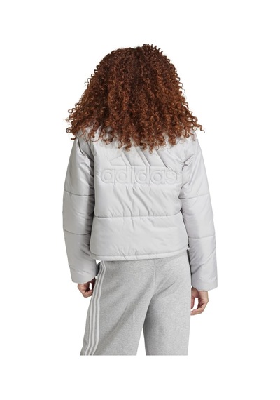Adidas Basic Padded Kadın Gri Dik Yaka Mont Gri
