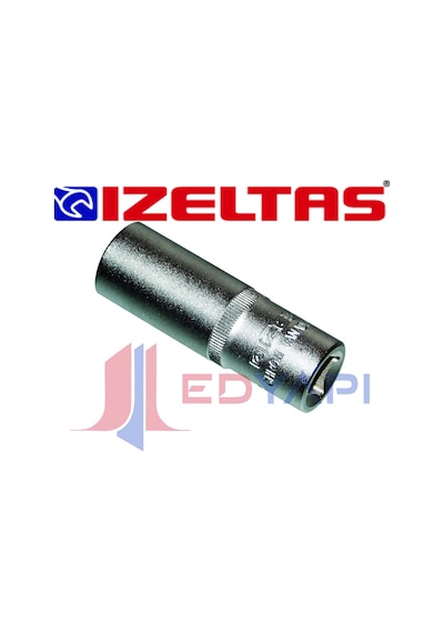 İzeltaş 1/2" Altı Köşe Derin Lokma Anahtar 10 Mm