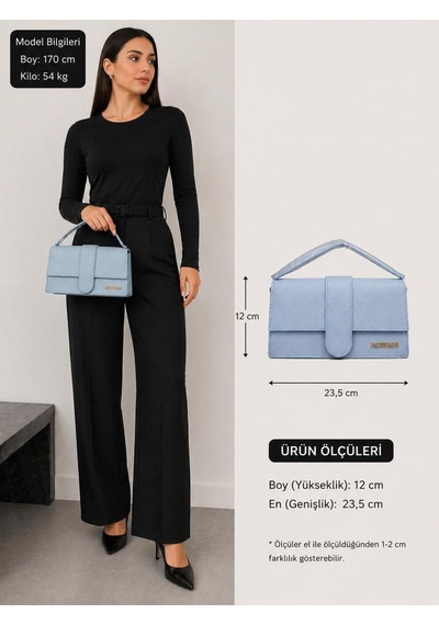 Moda Çınar Şık Yeni Model El Ve Kol Çantası Model:elkolçanta1 Mavi