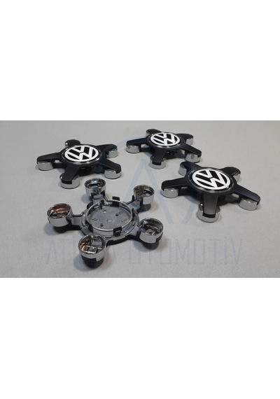 VOLKSWAGEN POLO AHTAPOT ÇELİK JANT GÖBEK SETİ SİYAH 5x112