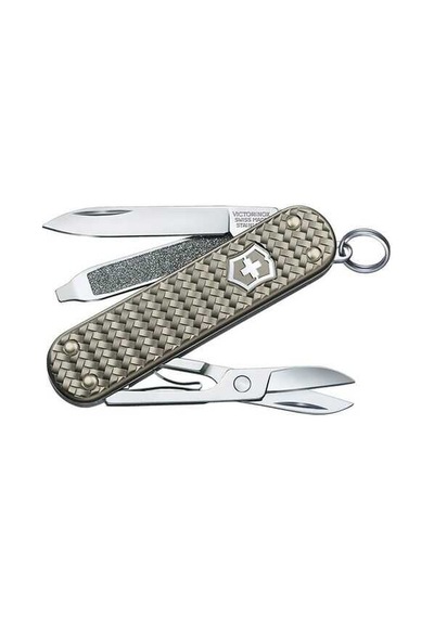 Victorinox Kamp Çakı Klasik Sd Alox 58mm Gri Gümüş