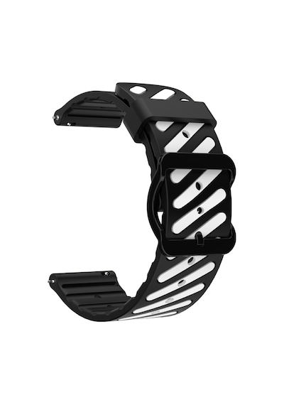 Huawei Watch Gt3 / Gt4 / Gt5 / Gt5 Pro / Gt6 / Gt6 Pro 46mm Uyumlu Çift Renkli Silikon Spor Kordon