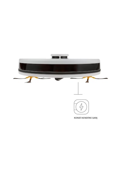 Homend Alex Laser 1281H Lazer Akıllı Robot Süpürge Beyaz 2in1 Moplu Haritalamalı