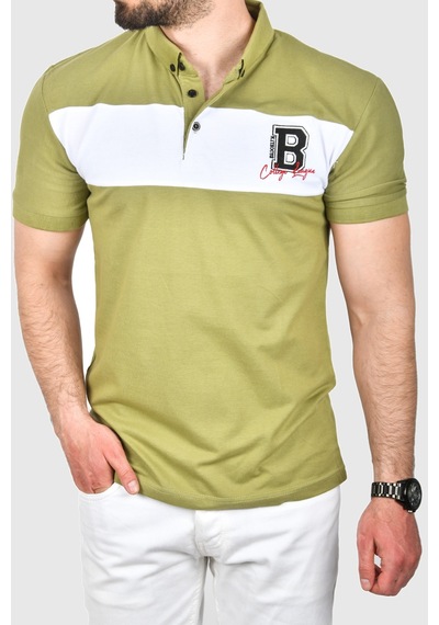 Deepsea Erkek Yeşil Slim Fit Nefes Alan Pamuklu Kumaş Dar Kesim Kıvrılmaz Yaka Polo Yaka Tişört 2503019 Yeşil Deepsea Erkek Yeşil Slim Fit Nefes Alan Pamuklu Kumaş Dar Kesim Kıvrılmaz Yaka Polo Yaka Tişört 2503019 Yeşil