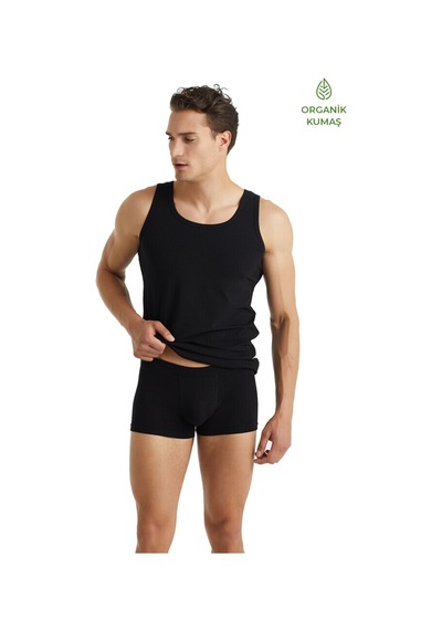 Blackspade Erkek Organik Pamuk Elastan Boxer 9481 - Siyah